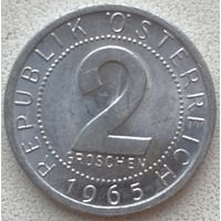 Австрия 2 гроша 1965 г.
