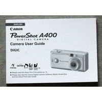 Инструкция к фотоаппарату Canon Powershot A400