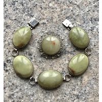 Браслет и брошь комплект