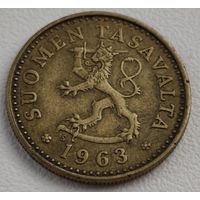 Финляндия 10 пенни, 1963 (14-12-33)