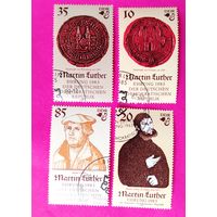 ГДР. Известные люди. ( 4 марки ) 1982 года. 11-6.