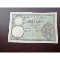 Алжир 20 франков 1942