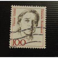 Марка ФРГ 100 - известные люди