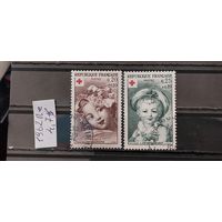 РАСПРОДАЖА ФРАНЦИЯ 1962г. Полная серия. Гаш.