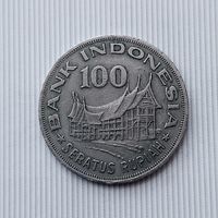 100 рупий 1978 года Индонезия. Республика Индонезия. Лес для процветания. Красивая родная патина!