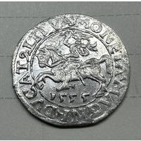 Полугрош 1555. Вильно. Штемпельный блеск. Редкий.