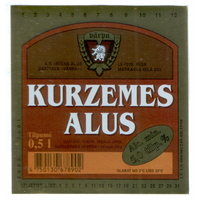 Этикетка пива Kurzemes Латвия Ф961