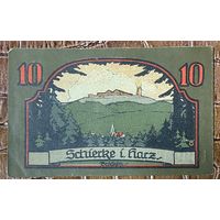 Нотгельд 10 пфеннигов 1921 год. Ширке,. Веймарская Республика