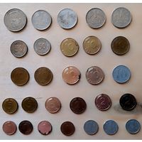 ФРГ ГДР Германия сборный лот монет