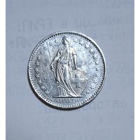 Швейцария 1/2 франка, 1982 год