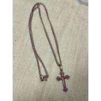 Цепочка и крестик. 925пр.