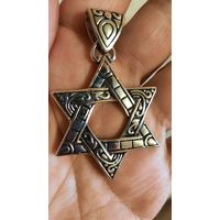 Кулон "Звезда Давида" (большой)