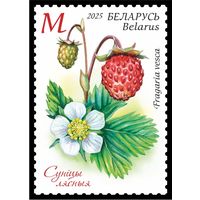 Беларусь 2025г. MNH  "Земляника лесная"  с запахом  земляники