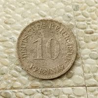 10 пфеннигов 1900 года Германия. Германская империя.