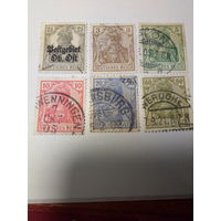 Марки Германия 1900-1922