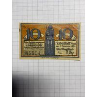 Нотгельд 10 пфеннигов 1921 год. -2112-2