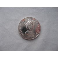 Остров Святой Елены 50 пенсов 1995 год 95 лет со дня рождения Королевы-матери