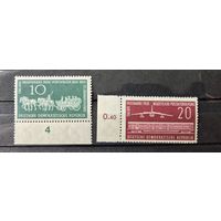 Германия, ГДР 1958 г. Mi.660-661 MNH** полная серия