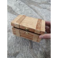 Шкатулка коробочка для декора росписи деревянная