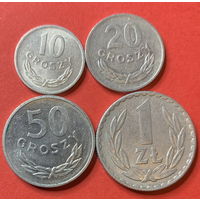 Польша, 4 монеты