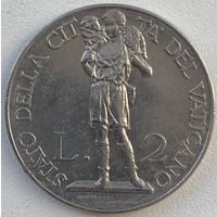Ватикан 2 лиры 1934 г.