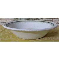 Тарелка суповая-6 СССР. Будянский фаянсовый завод - Серп и Молот (Буды), 1957-1965 гг