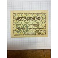 50 пфеннигов (нотгельды) г. Германия Вестербург-1201