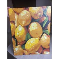 Картина по номерам Лимоны