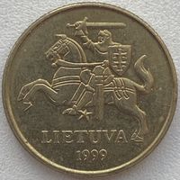 Литва 20 центов 1999 г.