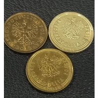 1 грош - 3 шт. 2013,14,15. Цена за все.