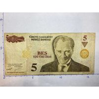 Турция 5 новых лир 2005 - 472