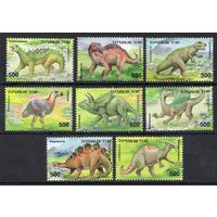 Таджикистан 1994. Фауна . Динозавры 8 марок (29)