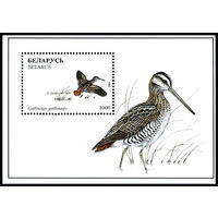 1996 БЕЛАРУСЬ  блок коллекционных марок Обыкн. бекас   MNH