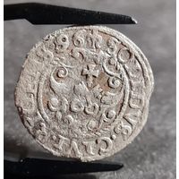 Солид 1596 года Сигизмунд III Рига Ливония, РЕДКИЙ!