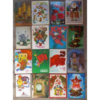 Открытки 57 шт. подписаны