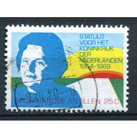 Нидерландские Антильские острова - 1969г. - королева Юлиана - 1 марка - полная серия, гашёная [Mi 214]. #3-WB-81-A-1