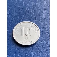Мальдивы 10 лари 2012г