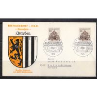 ФРГ КПД 1965 1200 летие Дрездена Спецгашение и маркирован маркой #454
