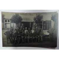 Фото немецких солдат до 1917 г. Госпиталь. 1-я мировая война. Размер 8.7-13.7 см.