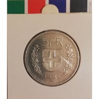 Швейцария 5 франков 1994