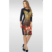 Платье полуприлегающего силуэта 48 р-ра