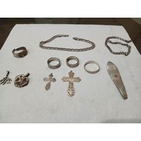 Лот серебряных изделий