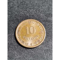 Португальское - Сан-Томе и Принсипи 10 сентаво 1962