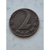 2 гроша 1935 года Австрия. Монета не чищена. 45270