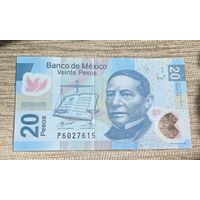Werty71 Мексика 20 песо 2017 банкнота