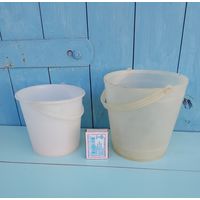 СССР: детское ведерко для песка. Цена за два.