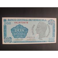 Венесуэла. 2 боливара (образца 05.10.1989 года, P69, UNC)