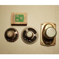 СССР: динамик (громкоговоритель) 0,1ГД-3 (?), 1ГД12, 2ГД36. См.описание.