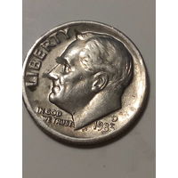 10 центов  США 1985 D год