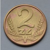 Польша, 2 злотых 1988 г.